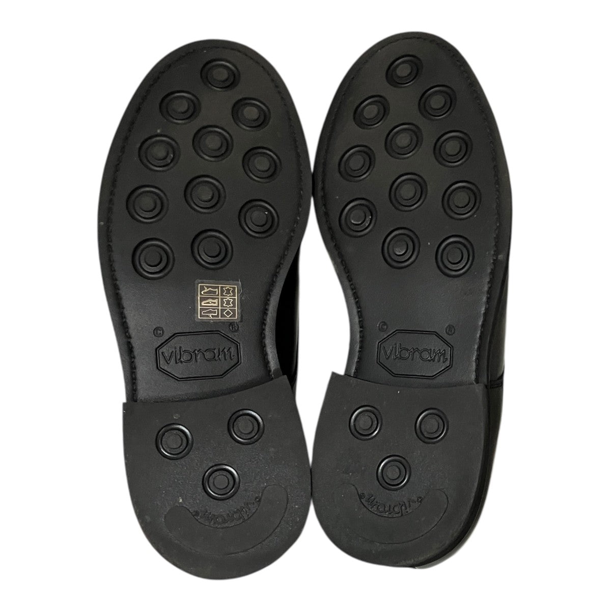 Uチップレザーシューズ4477BCVIBK