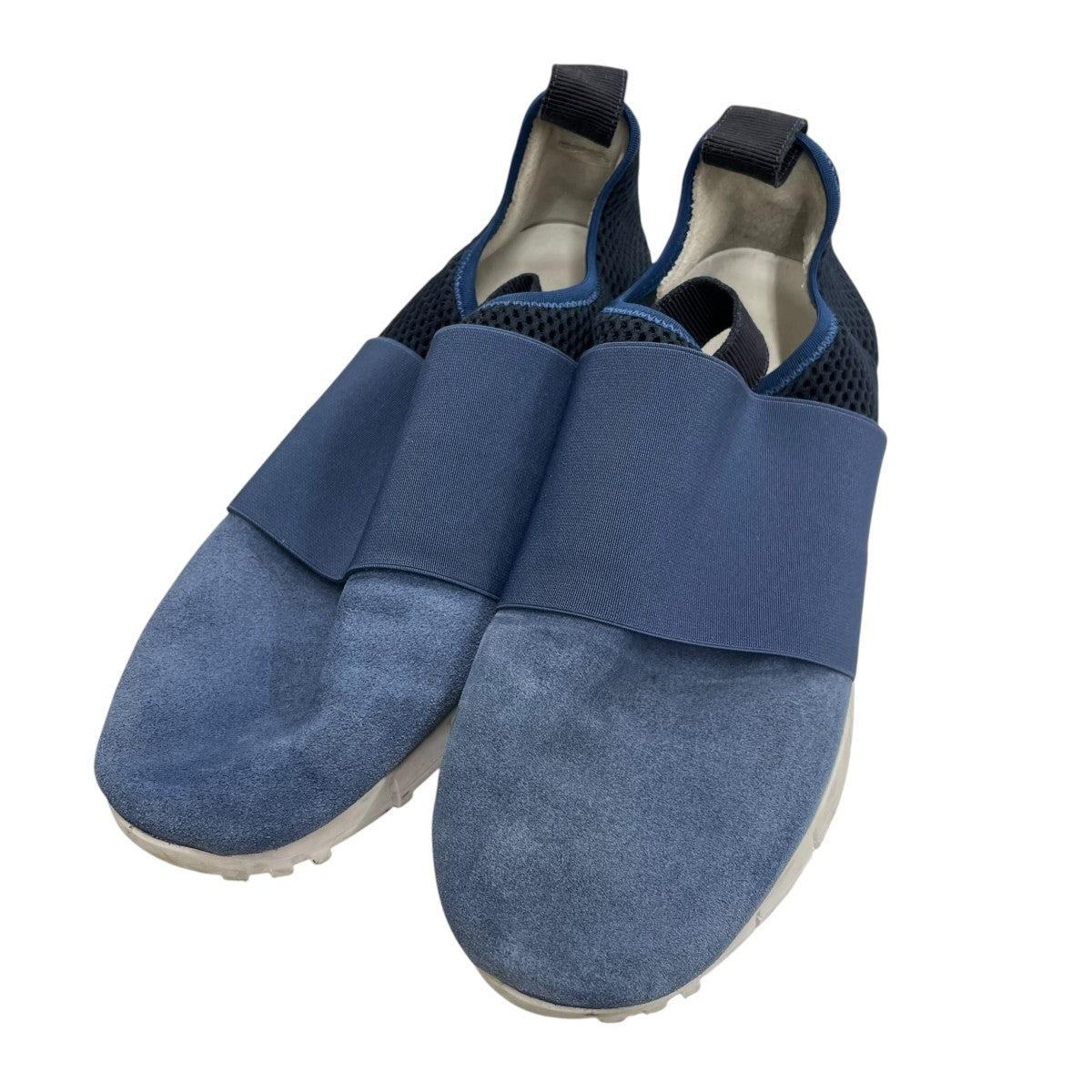 JIMMY CHOO スウェードメッシュスニーカー 古着・中古-1枚目のアイテム画像