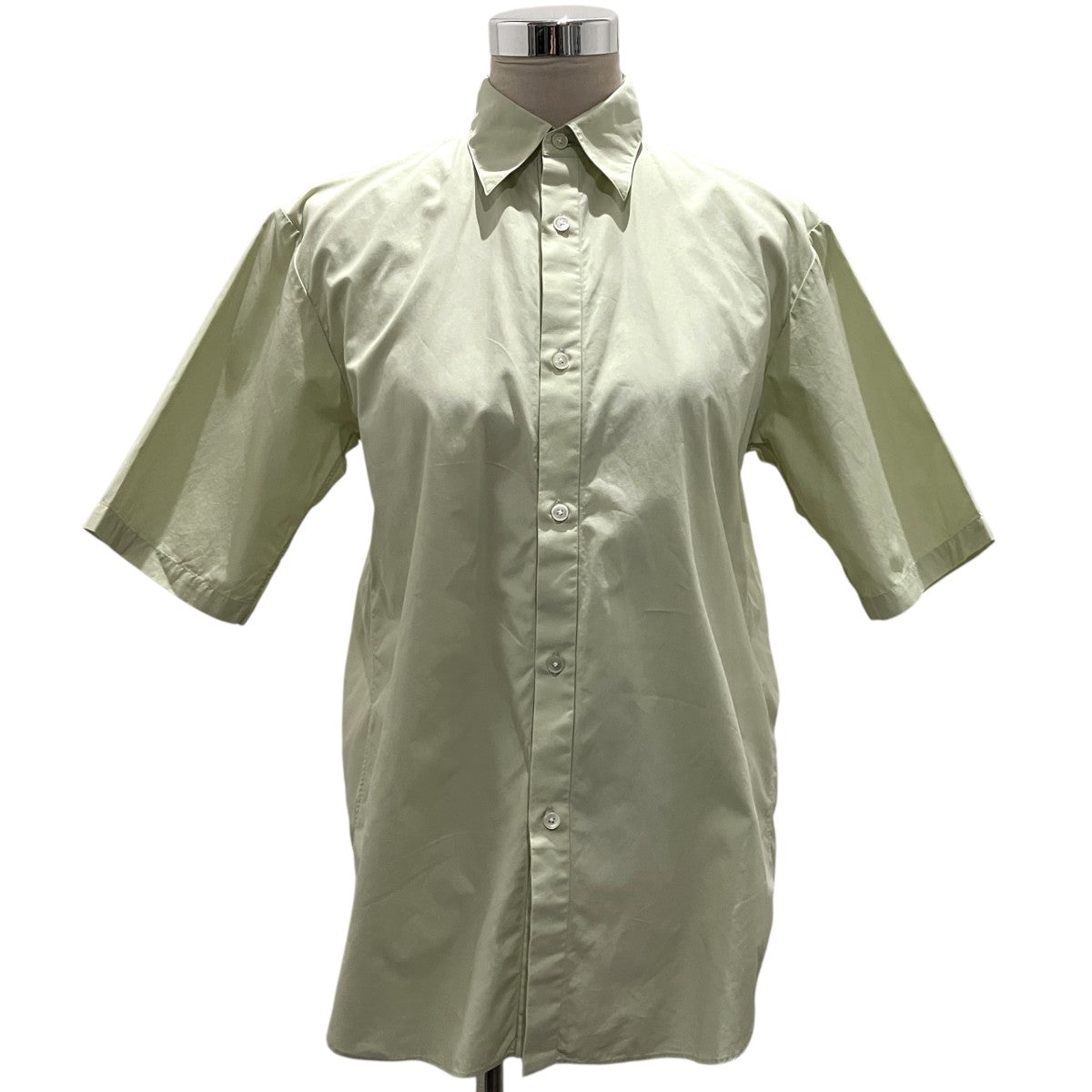 【WASHED FINX TWILL HALF SLEEVED SHIRT】半袖シャツA25SS05TN