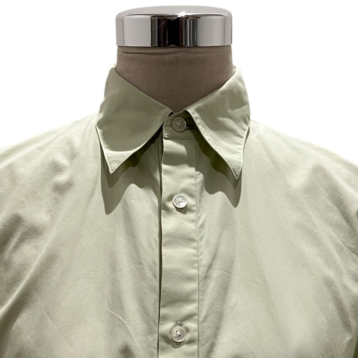 【WASHED FINX TWILL HALF SLEEVED SHIRT】半袖シャツA25SS05TN