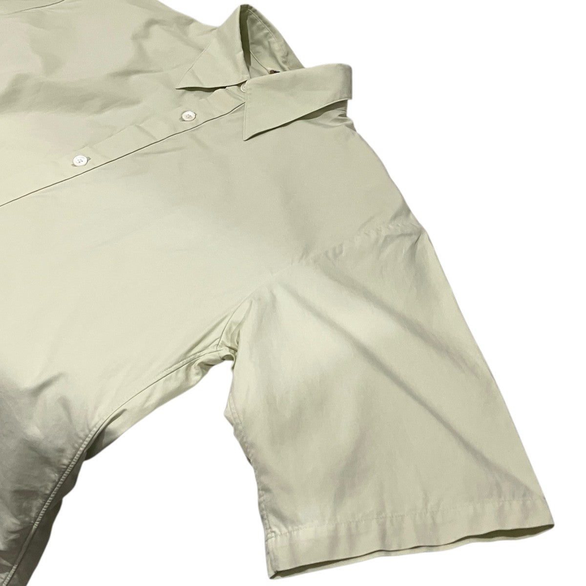 【WASHED FINX TWILL HALF SLEEVED SHIRT】半袖シャツA25SS05TN