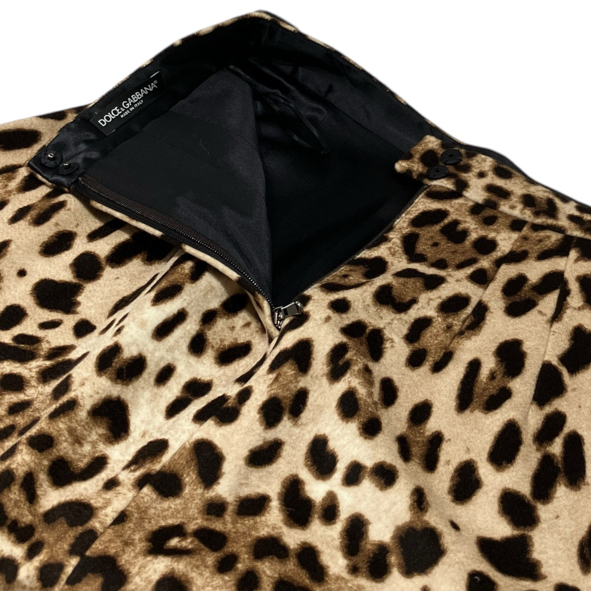 DOLCE ＆ GABBANA レオパード柄ミニスカートF4V67T 古着・中古-4枚目のアイテム画像
