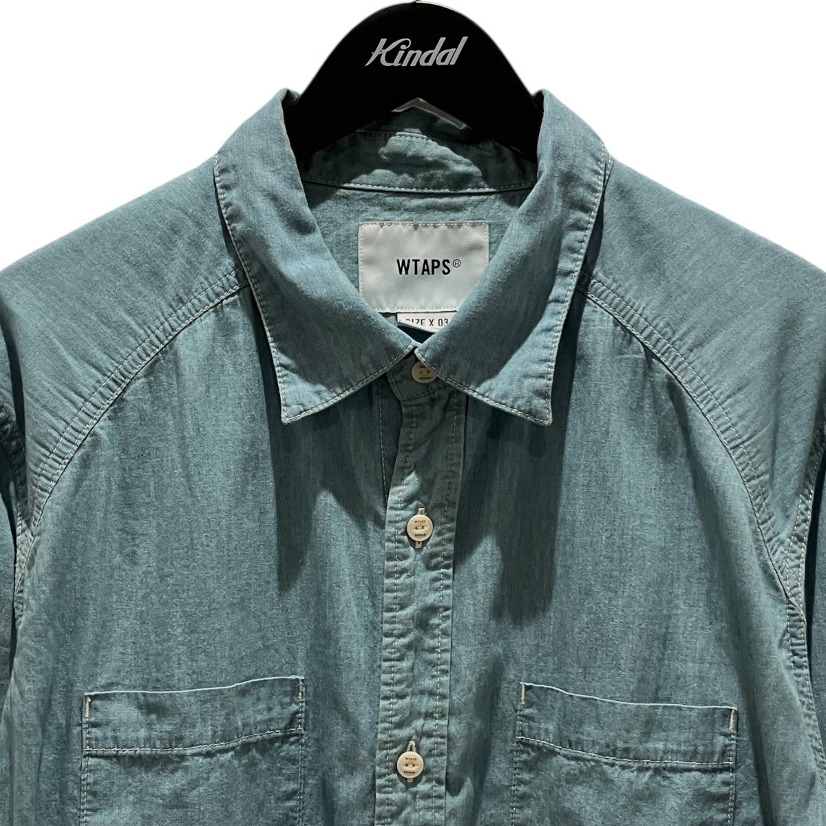 26SS【CB ／ LS ／ COTTON． CHAMBRAY】コットンシャツ261WVDT-SHM03
