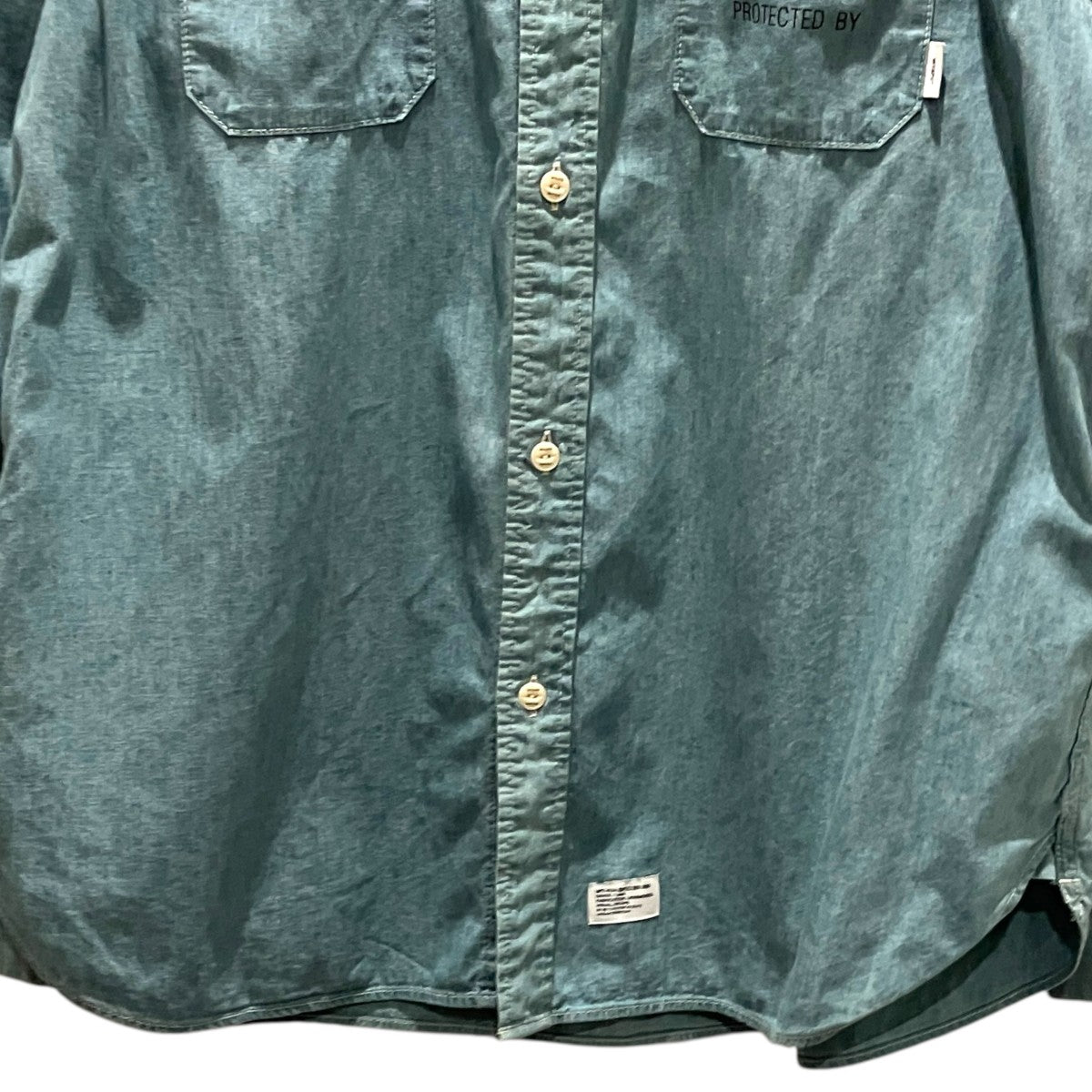 26SS【CB ／ LS ／ COTTON． CHAMBRAY】コットンシャツ261WVDT-SHM03