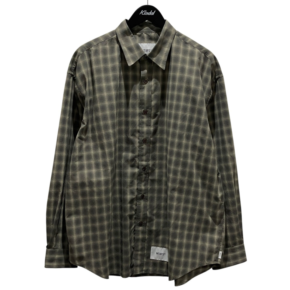 26SS【TXT 01 ／ LS ／ POLY． BROADCLOTH． TEXTILE．】チェックシャツ261TQDT-SHM01