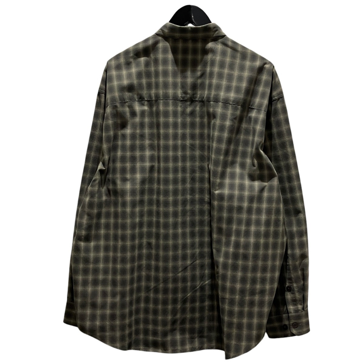 26SS【TXT 01 ／ LS ／ POLY． BROADCLOTH． TEXTILE．】チェックシャツ261TQDT-SHM01