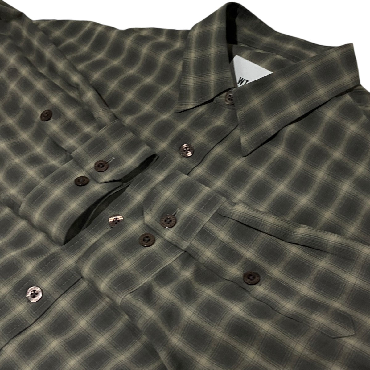 26SS【TXT 01 ／ LS ／ POLY． BROADCLOTH． TEXTILE．】チェックシャツ261TQDT-SHM01