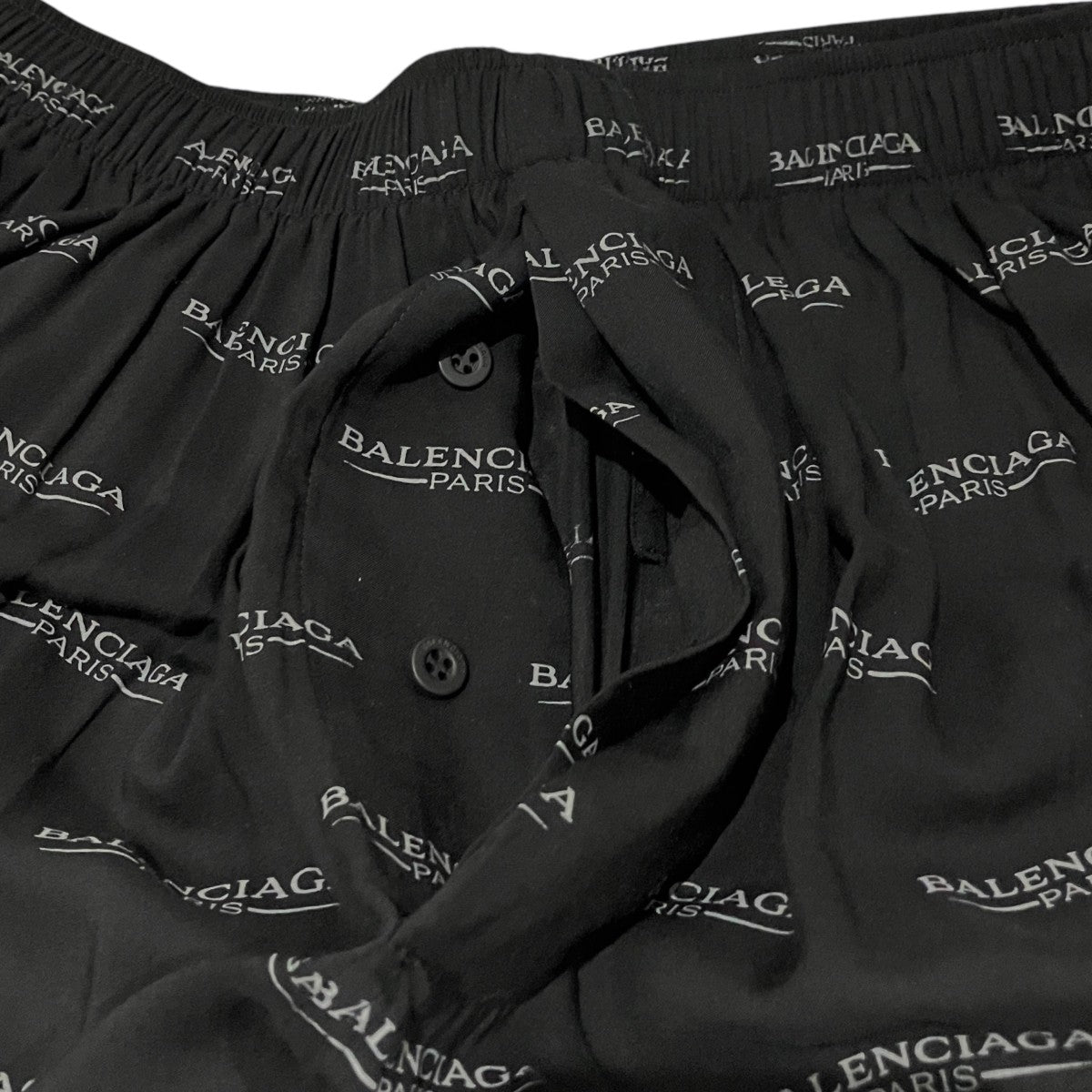 BALENCIAGA(バレンシアガ) 25SSロゴシースルーパンツ681819 681819