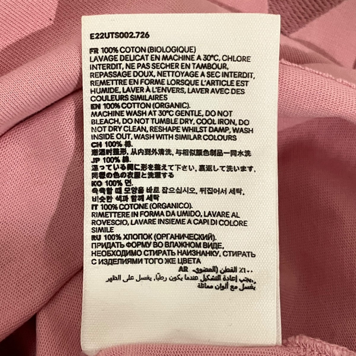 胸刺繍TシャツE22UTS002