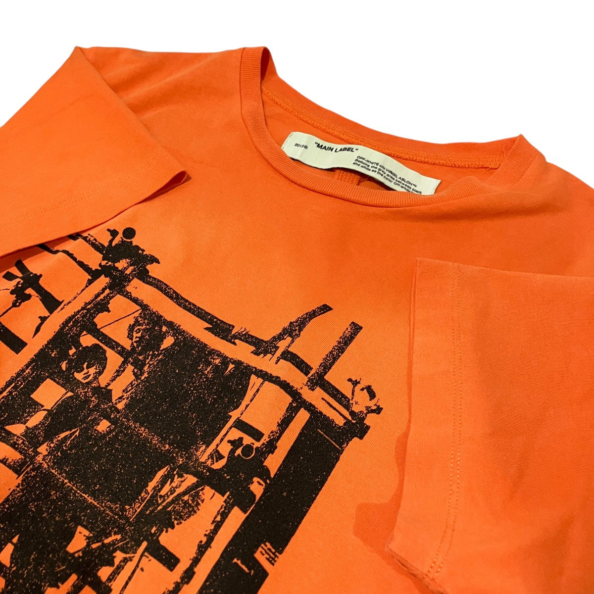 プリントTシャツOMAA027F19185007