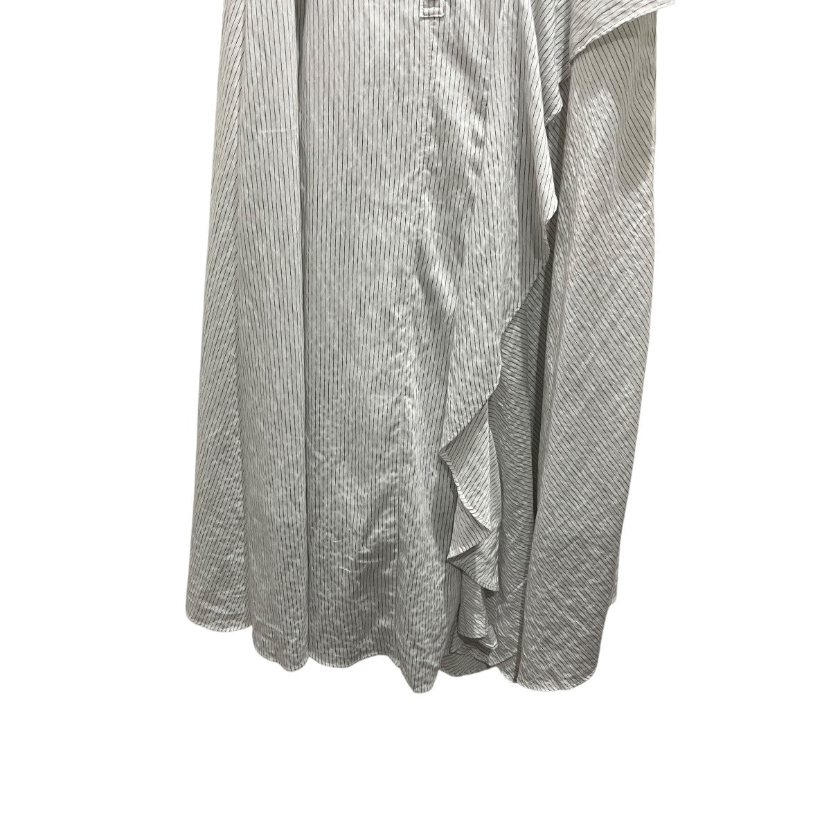 Striped Asymmetrical Shirt Dress半袖ワンピース1261305094
