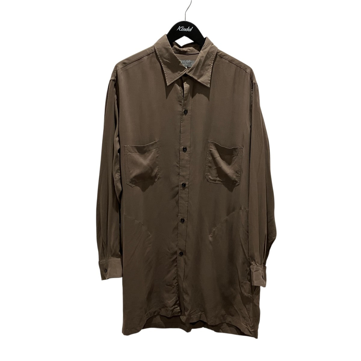 【CELLLOSE LAWN BACK OPEN GATHER SLEEVE BLOUSE】長袖シャツHL-B06-200