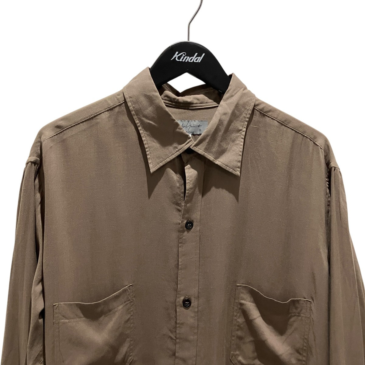 【CELLLOSE LAWN BACK OPEN GATHER SLEEVE BLOUSE】長袖シャツHL-B06-200