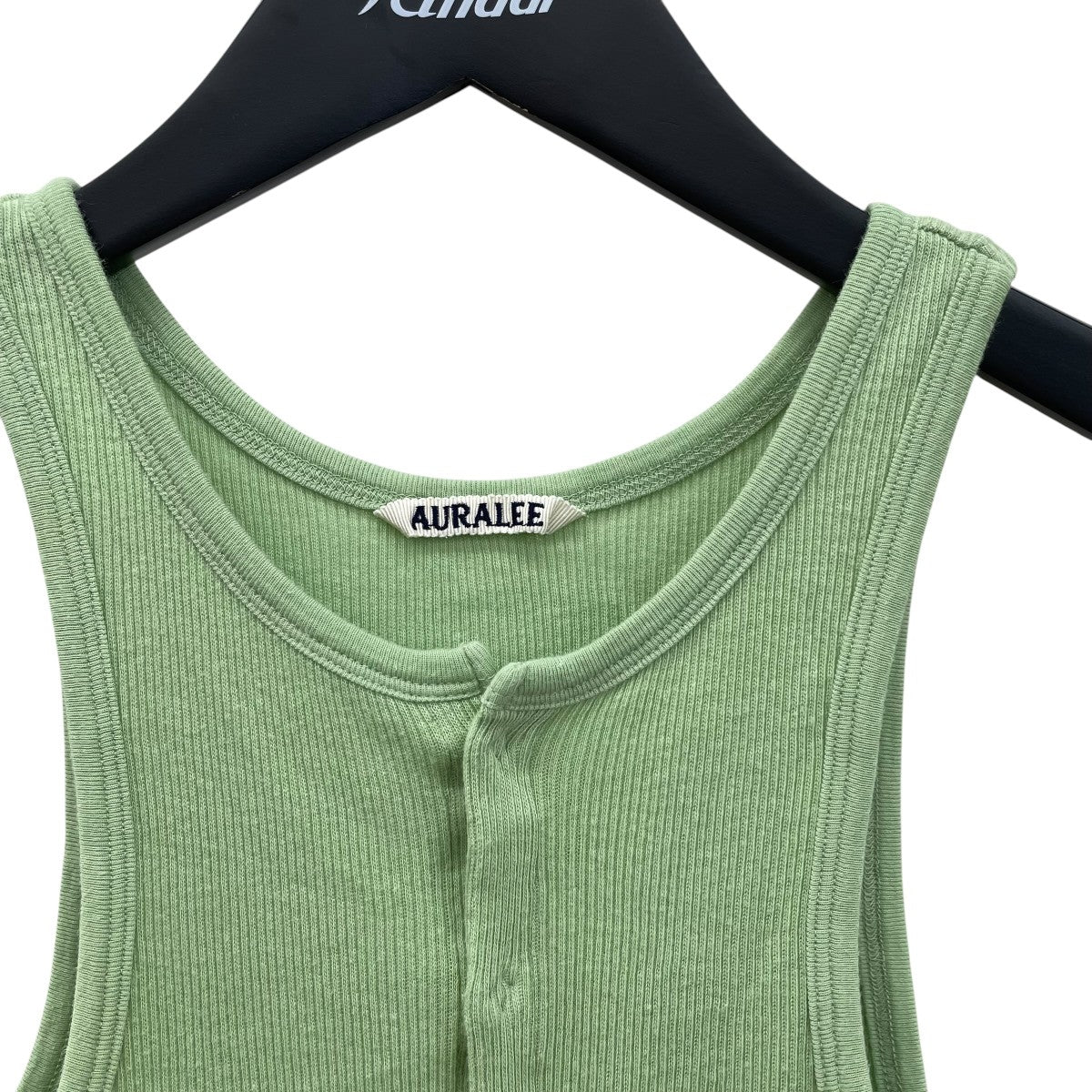 AURAL ORGANIC SOFT RIB TANKタンクトップA24ST04OT