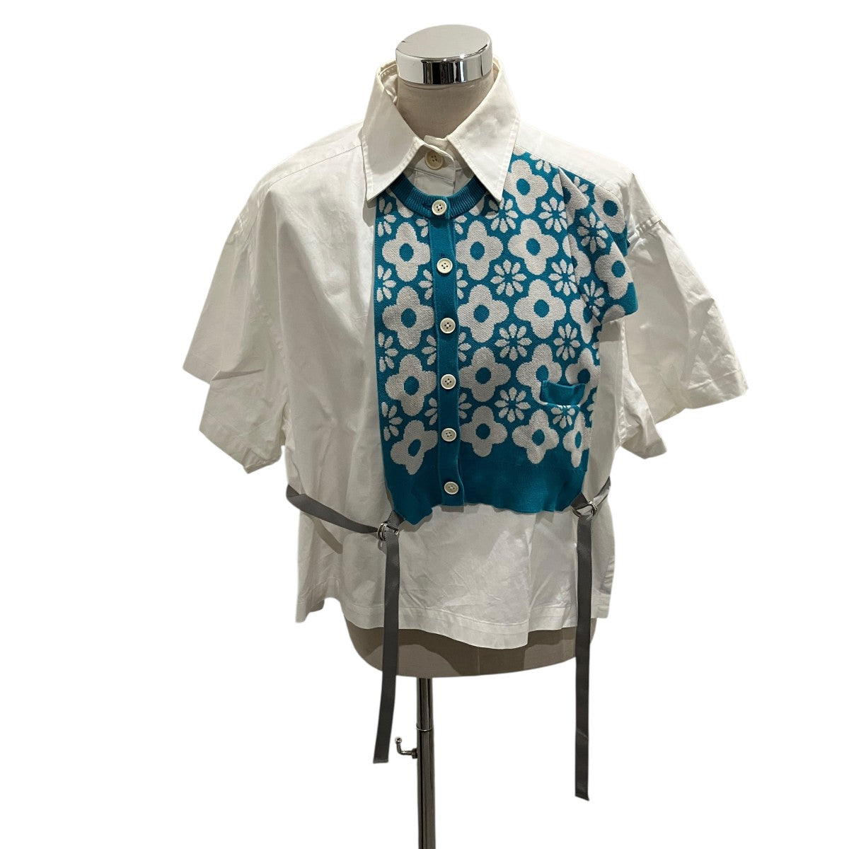 ニットドッキング半袖シャツ21SCL-B03115