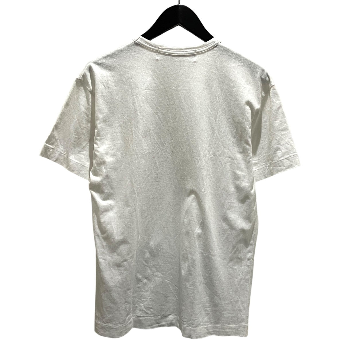 コムデギャルソン　変形　半袖Tシャツ PLAY COMME des GARCONS(プレイコムデギャルソン) ハートワッペン半袖T