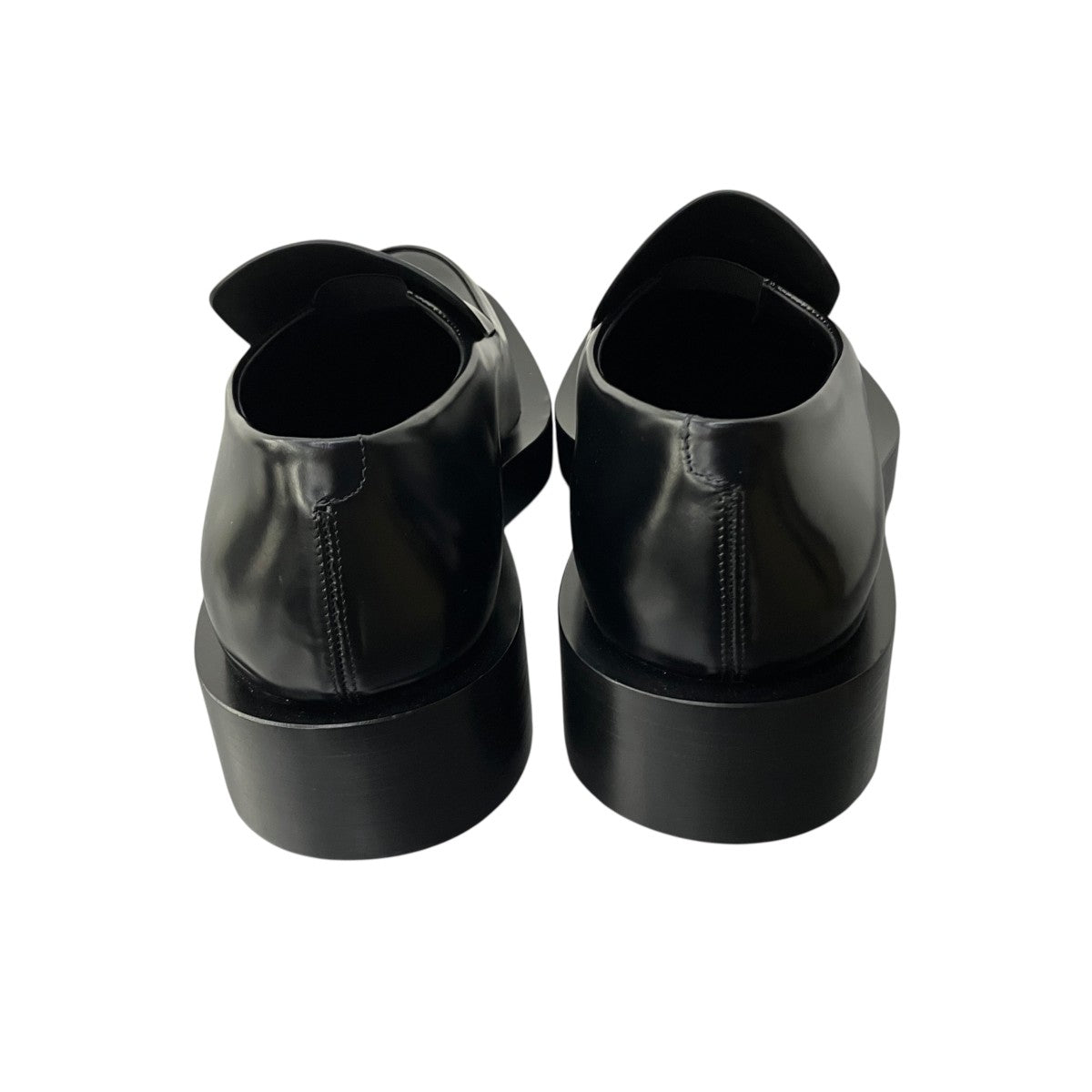 【JILSANDER】 24SS ローファー BLACK JIL SANDER(ジルサンダー) 24SSレザーローファー ブラック サイズ 43