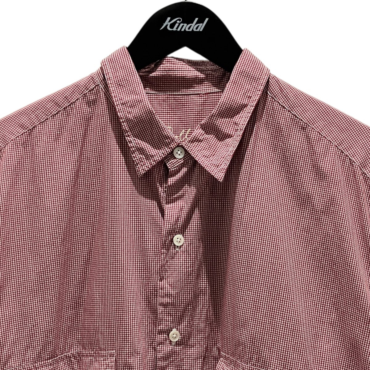 【ROLL UP NEW GINGHAM CHECK SHIRT】長袖ギンガムチェックシャツ