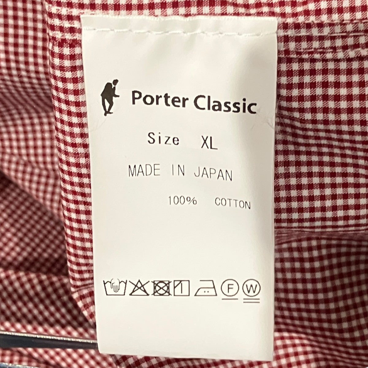 【ROLL UP NEW GINGHAM CHECK SHIRT】長袖ギンガムチェックシャツ