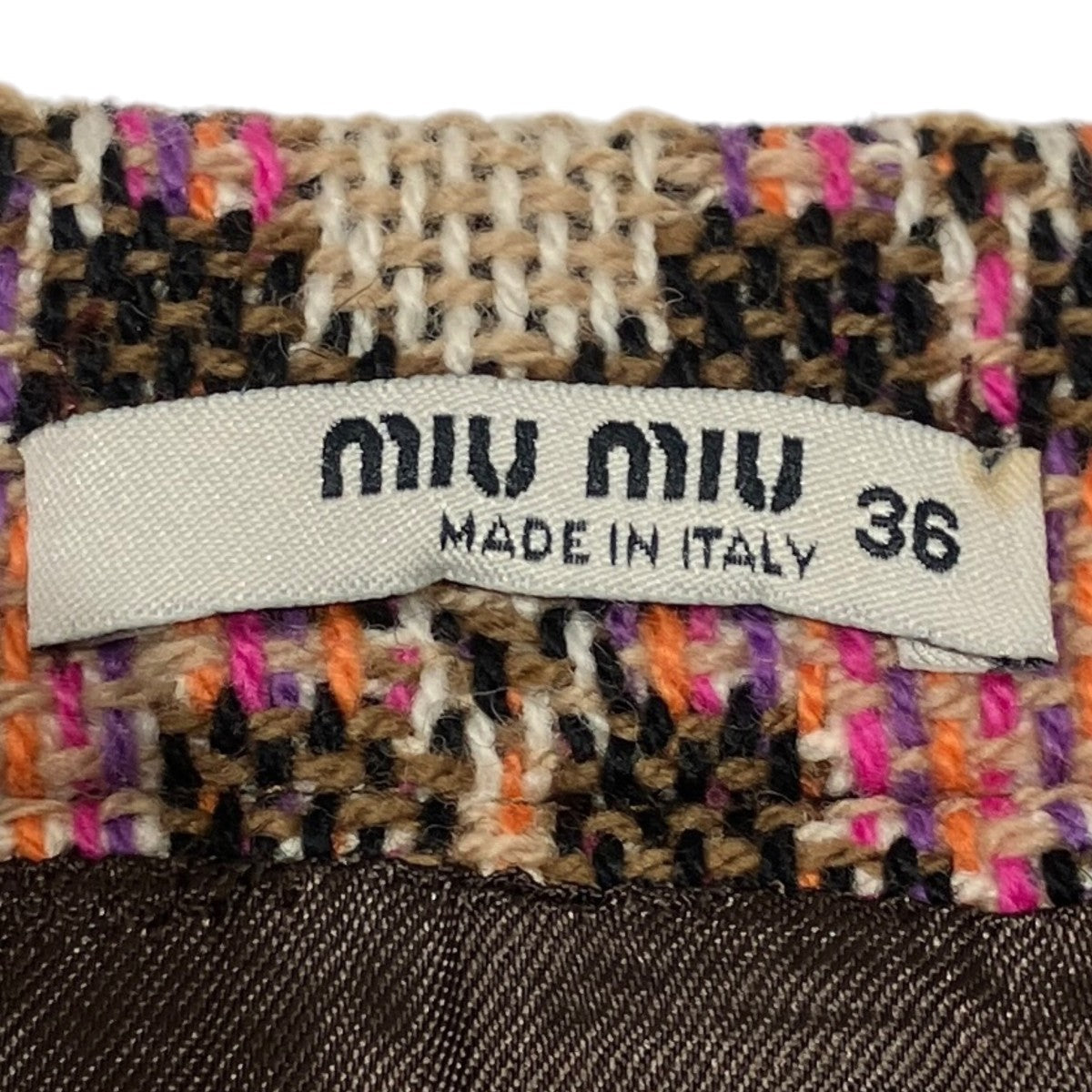 MIU MIU 膝丈スカート 古着・中古-6枚目のアイテム画像