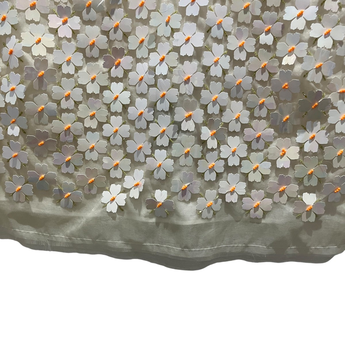 GAZELLE ORGANZA SHELL TOP花柄ノースリーブカットソー21RE1193