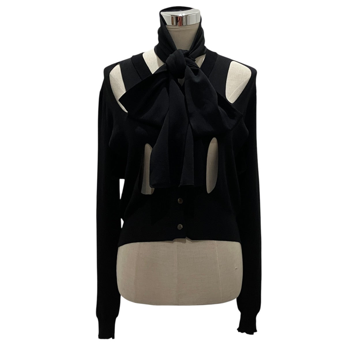 26SS【Ribbon Tie Dry-touch Cardigan】リボンタイ付きカーディガン0226010503