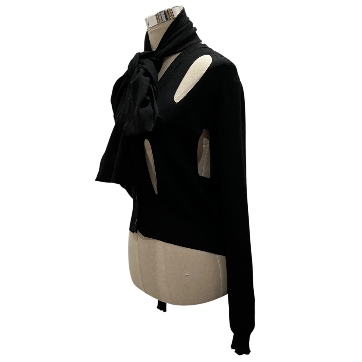 26SS【Ribbon Tie Dry-touch Cardigan】リボンタイ付きカーディガン0226010503