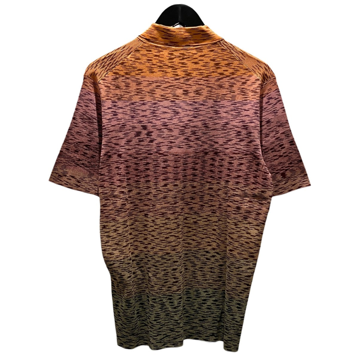 【Henley Polo】ニットポロシャツBK00JM