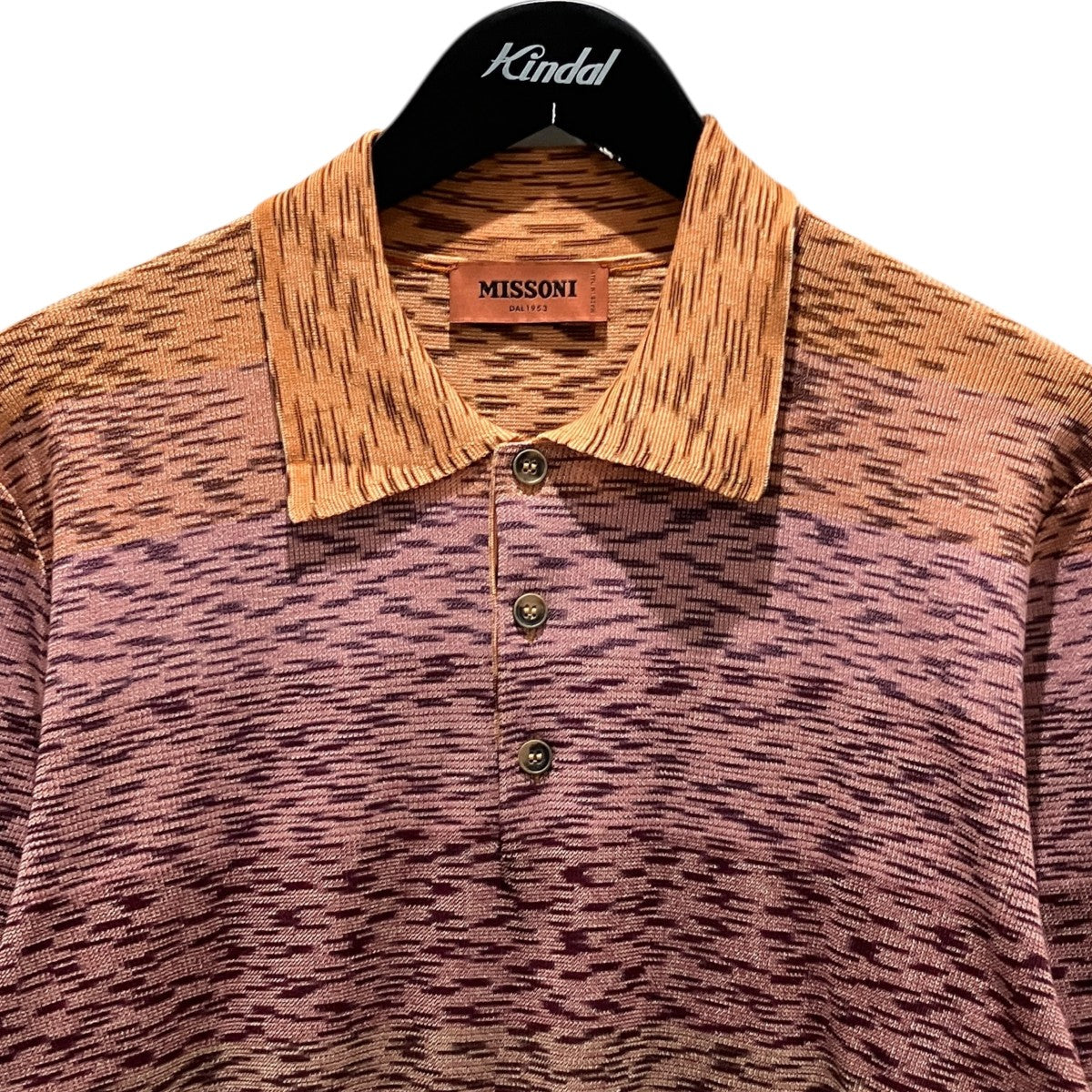 【Henley Polo】ニットポロシャツBK00JM