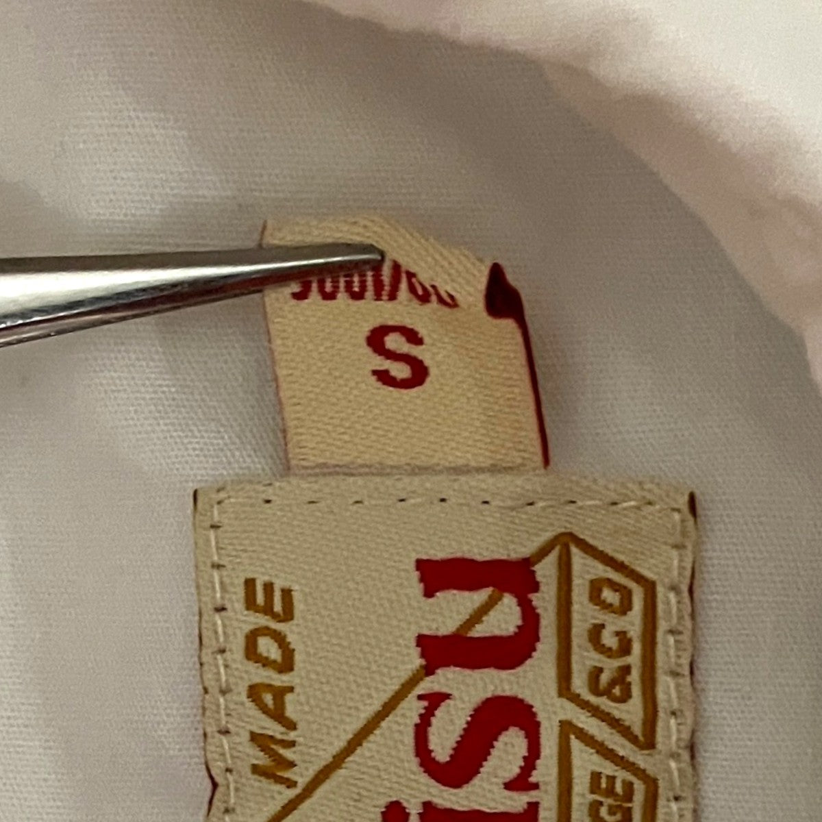 袖切替コットンリネンシャツ
