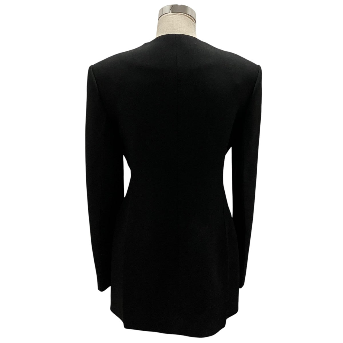 シグネチャーカーブネックロングジャケットRW23WWJK002BK