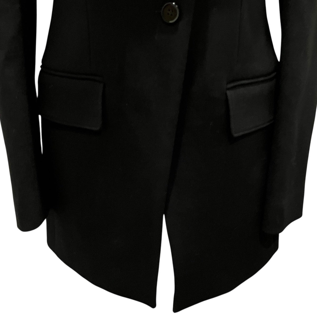 シグネチャーカーブネックロングジャケットRW23WWJK002BK