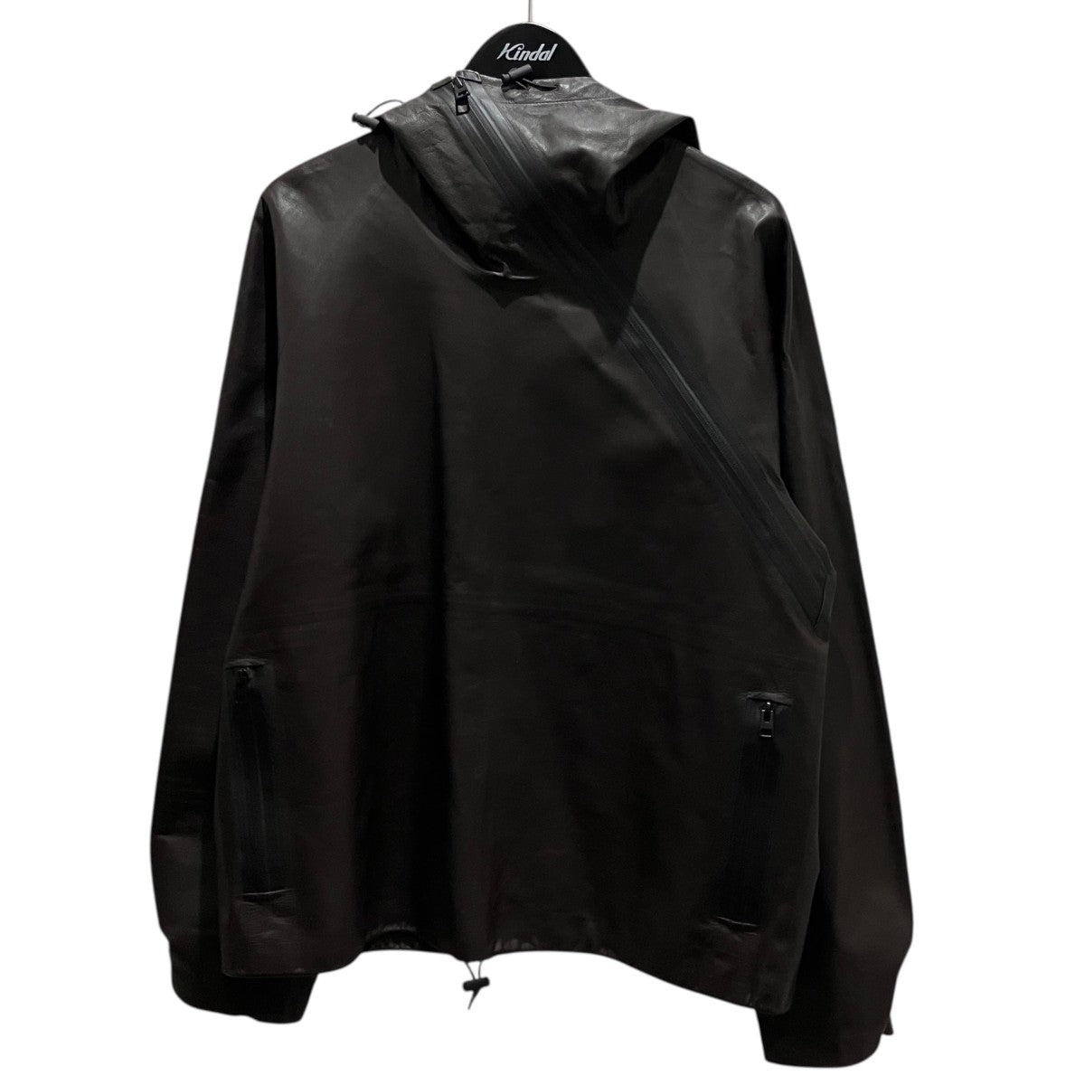 レザープルオーバーパーカー622763