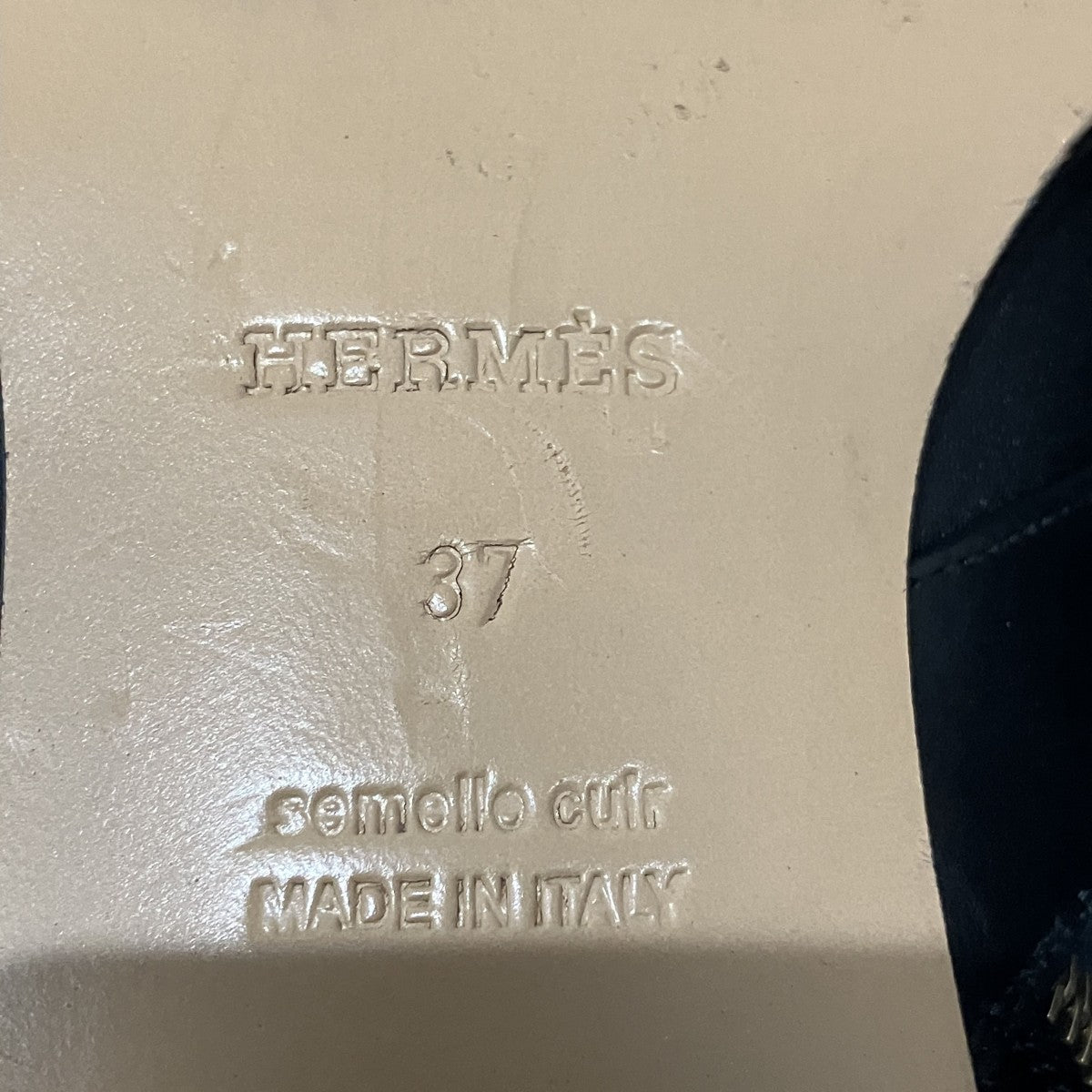 HERMES 【メドール コリエドシアン】スタッズブーツ 古着・中古-9枚目のアイテム画像