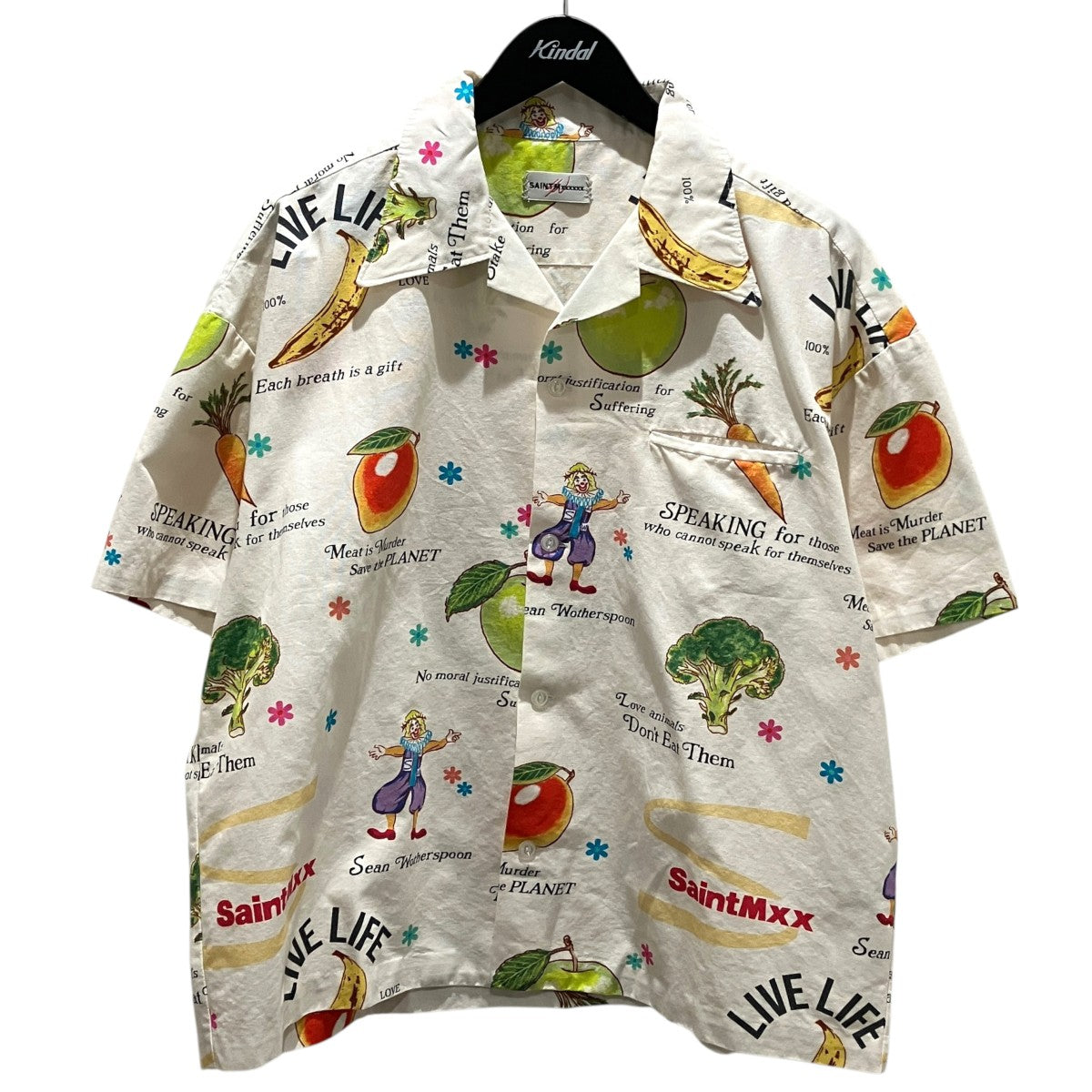 26SS【SW OPEN COLLAR SHIRT】総柄開襟半袖シャツSM-MK3-0000-C10