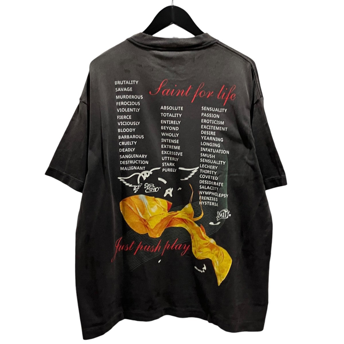 26SS【AS SS T-SHIRT AEROSMITH】プリントTシャツSM-MK3-0000-C25
