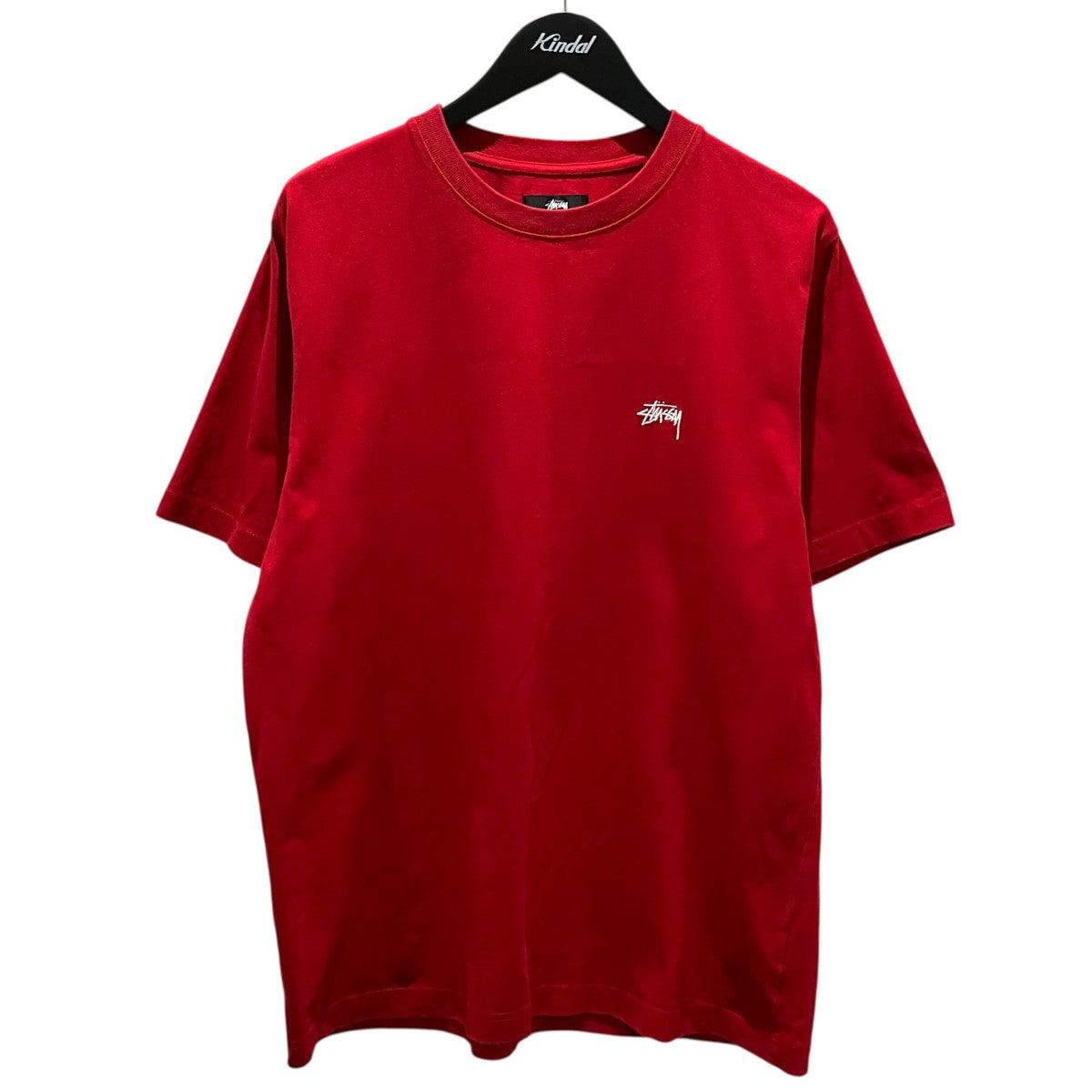 【STOCK LOGO SS CREW】ロゴ刺繍Tシャツ1140241