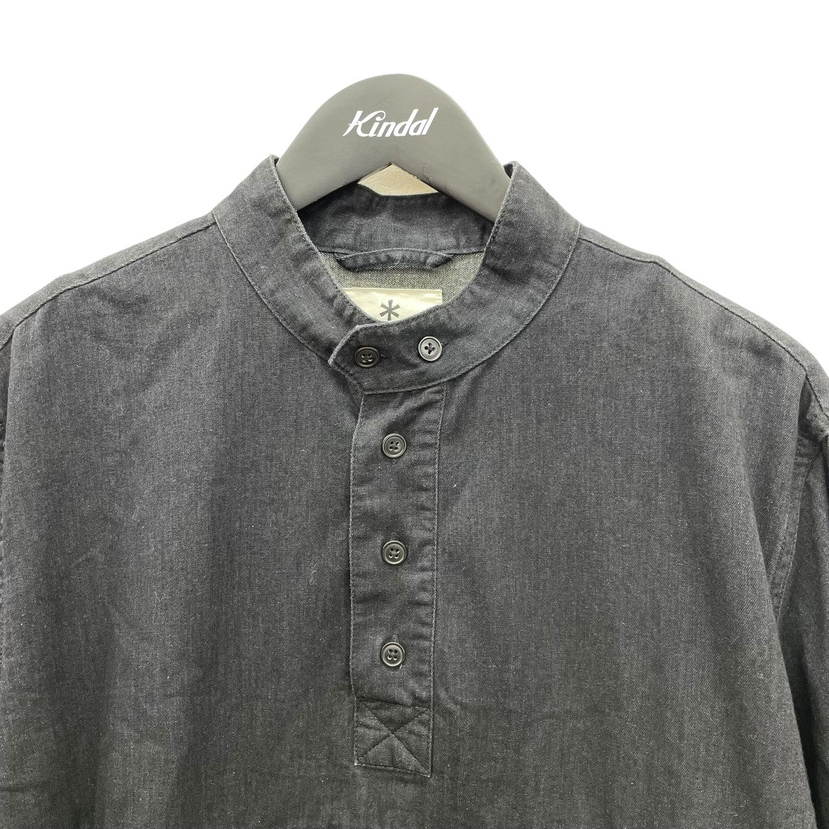 TAKIBI Light Denim Utility PulloverシャツSH-21AU402