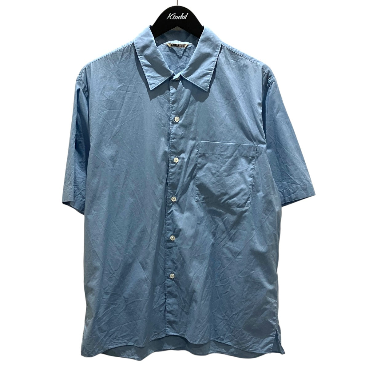 25SS【WASHED FINX TYPEWRITER OPEN COLLAR HALF SLEEVED SHIRT】半袖シャツA25SS03TL