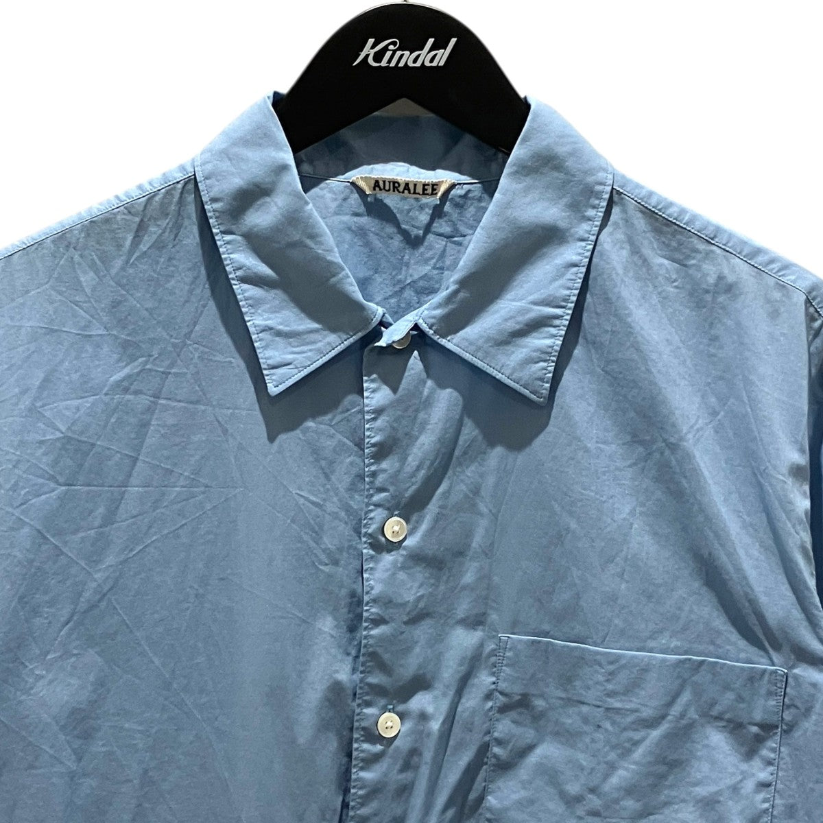 25SS【WASHED FINX TYPEWRITER OPEN COLLAR HALF SLEEVED SHIRT】半袖シャツA25SS03TL
