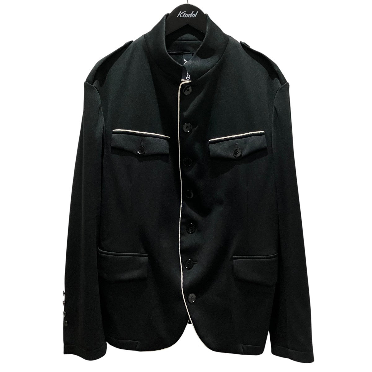 25SS【SMOOTH PIPING SHORT JACKET】マルチボタンジャケットGP-J29-900
