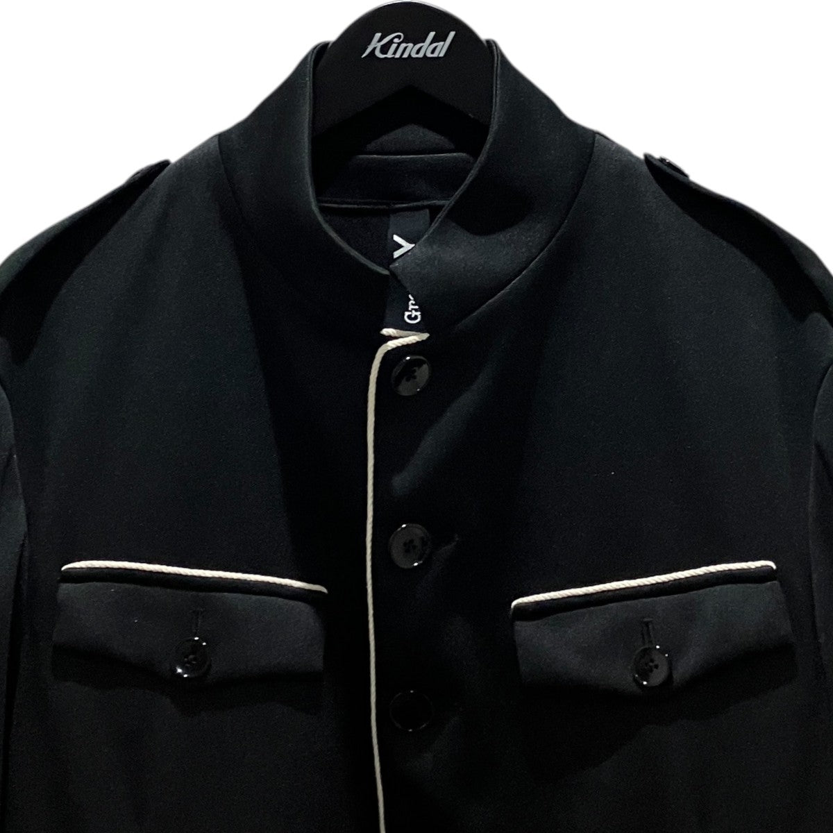 25SS【SMOOTH PIPING SHORT JACKET】マルチボタンジャケットGP-J29-900