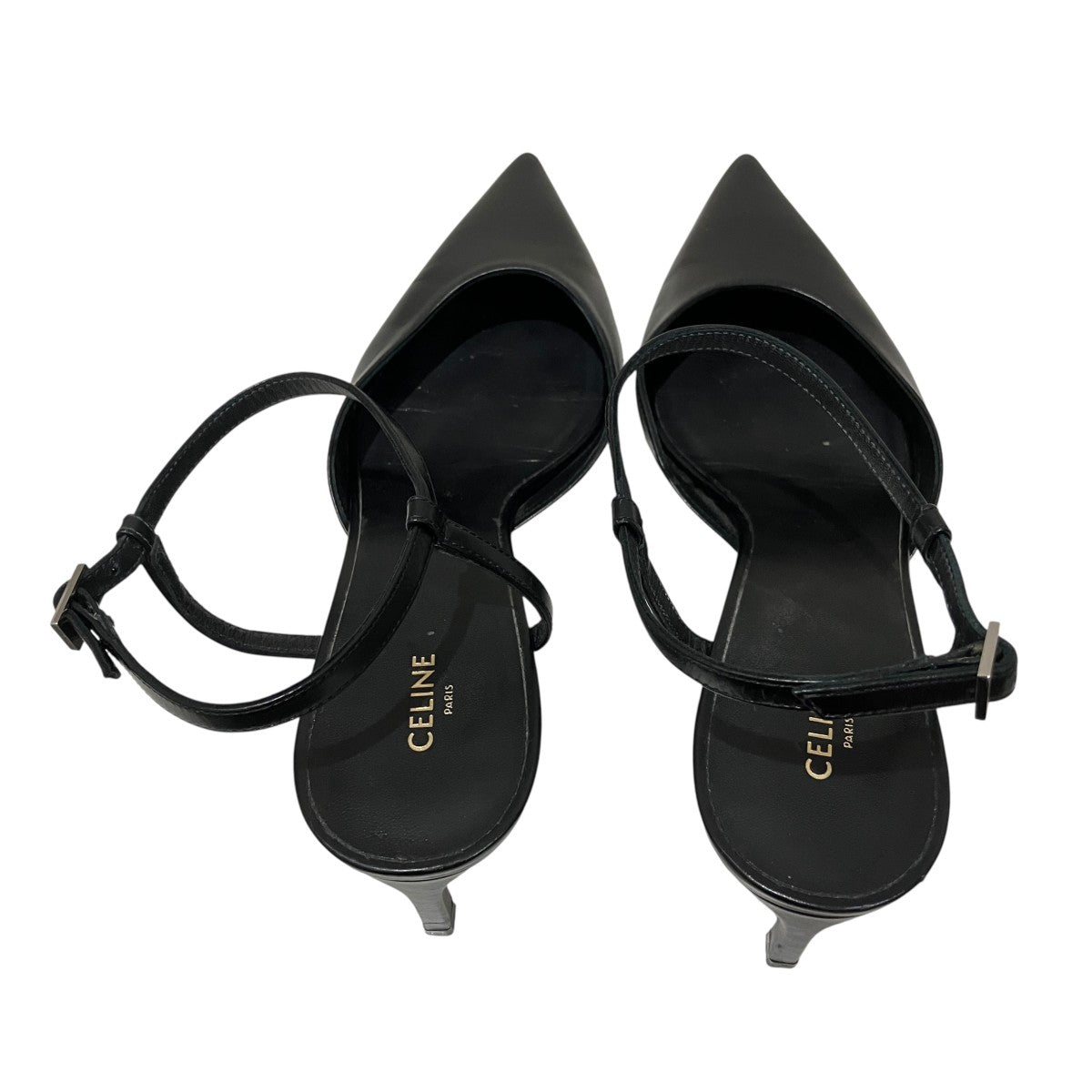 CELINE メタルトゥストラップミュール 古着・中古-2枚目のアイテム画像