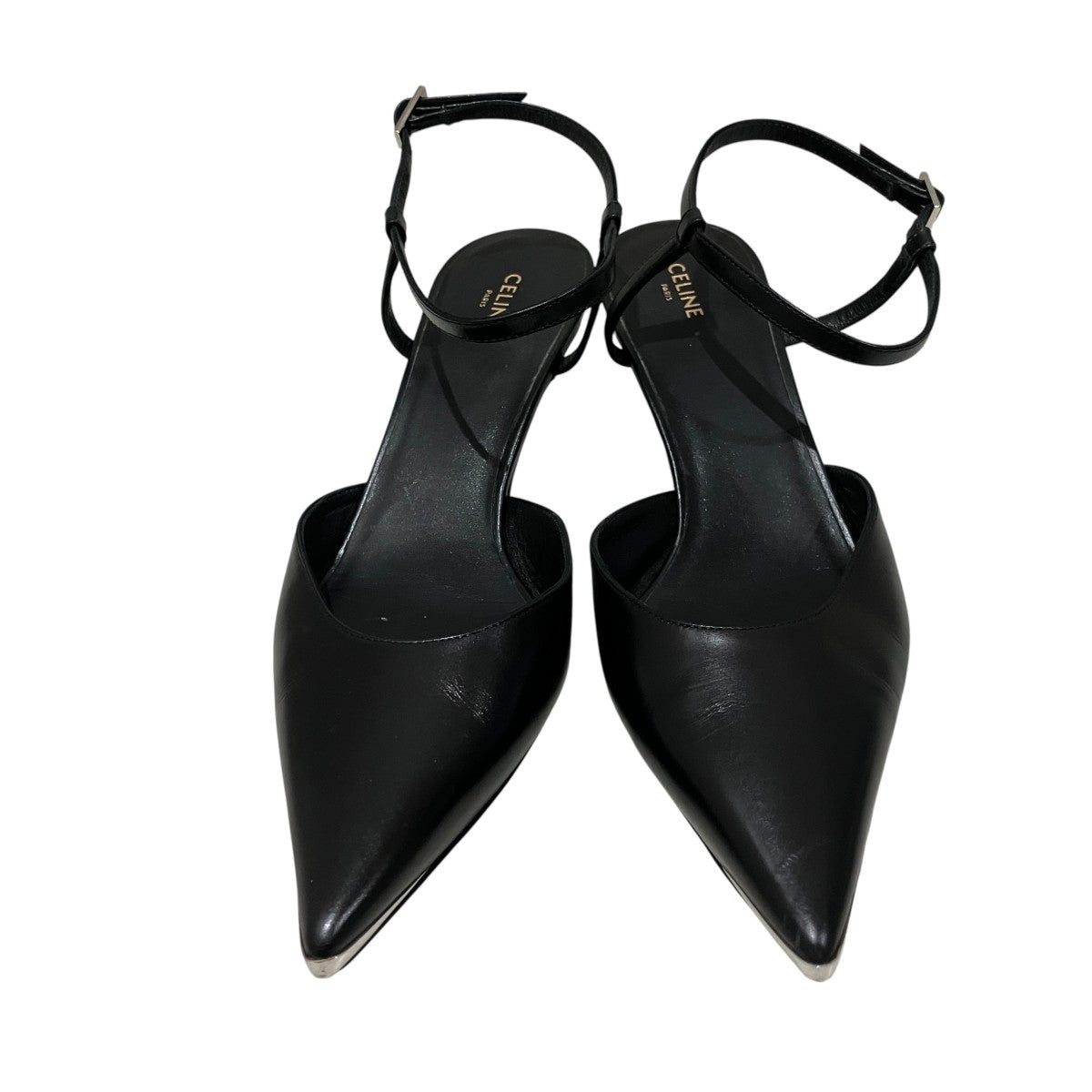 CELINE メタルトゥストラップミュール 古着・中古-3枚目のアイテム画像