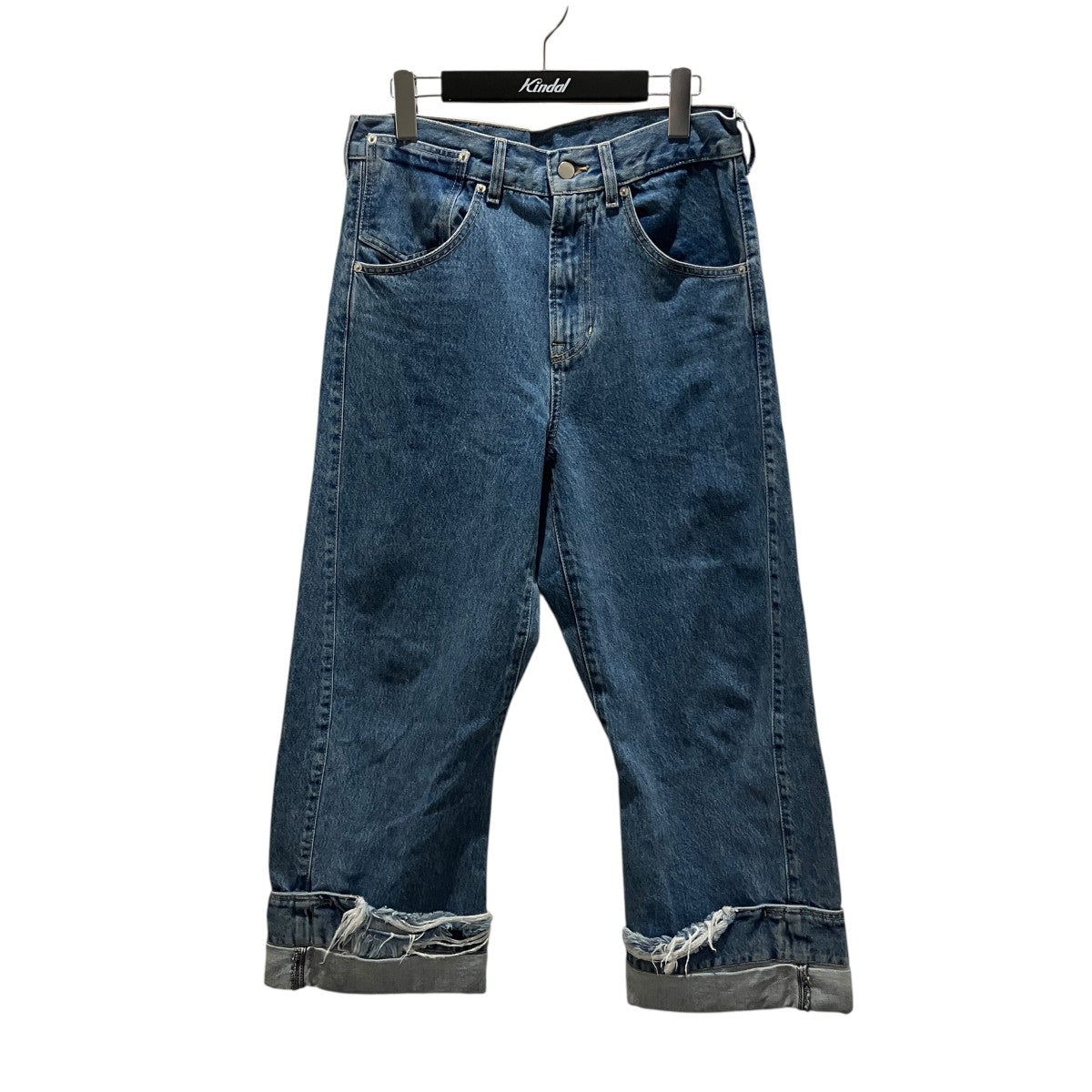 MARINA YEE Oversized denim Trousersクロップドジーンズ 古着・中古-1枚目のアイテム画像