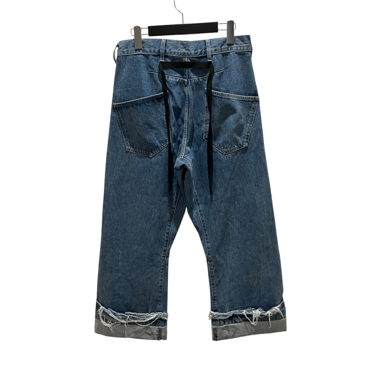 MARINA YEE Oversized denim Trousersクロップドジーンズ 古着・中古-2枚目のアイテム画像