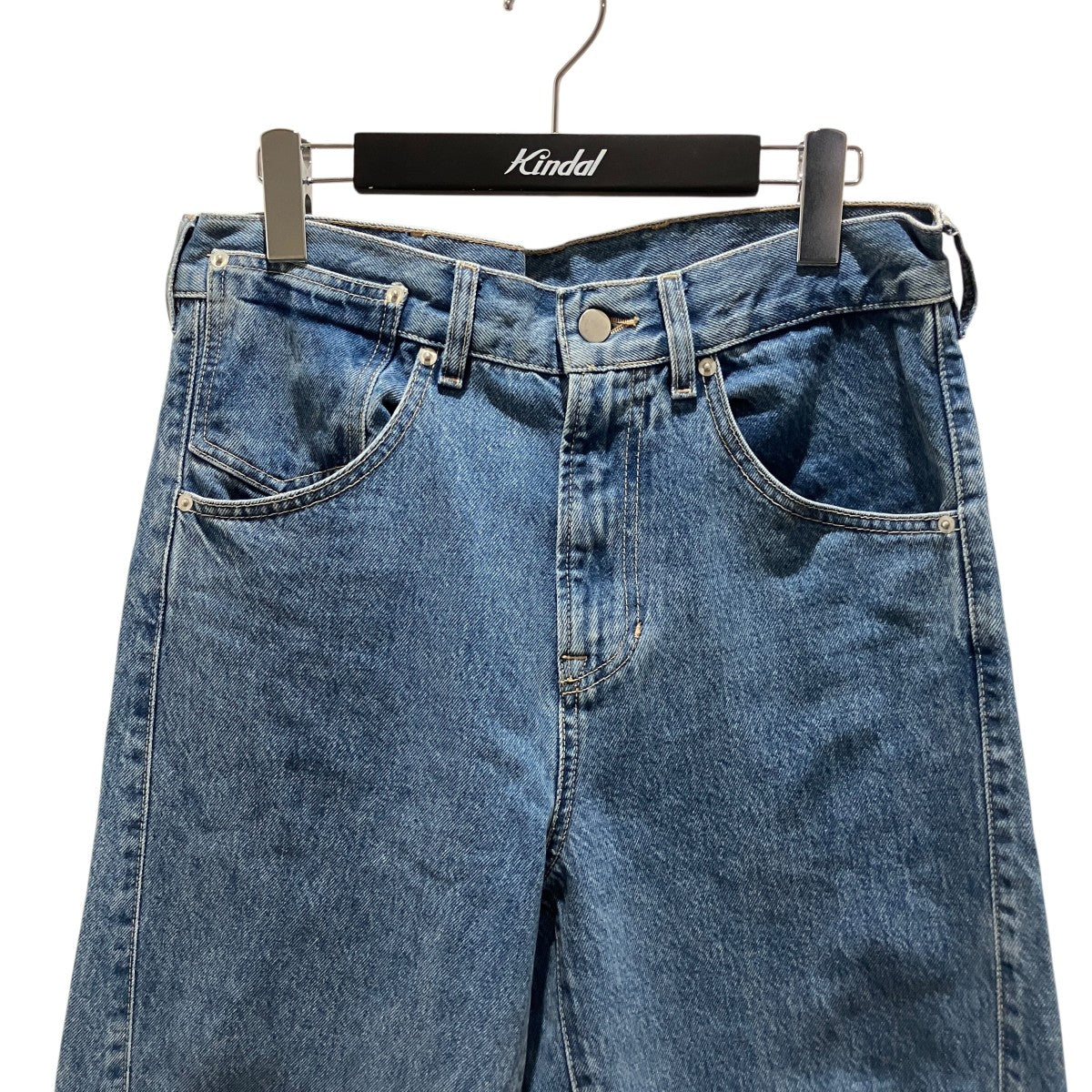 MARINA YEE Oversized denim Trousersクロップドジーンズ 古着・中古-3枚目のアイテム画像