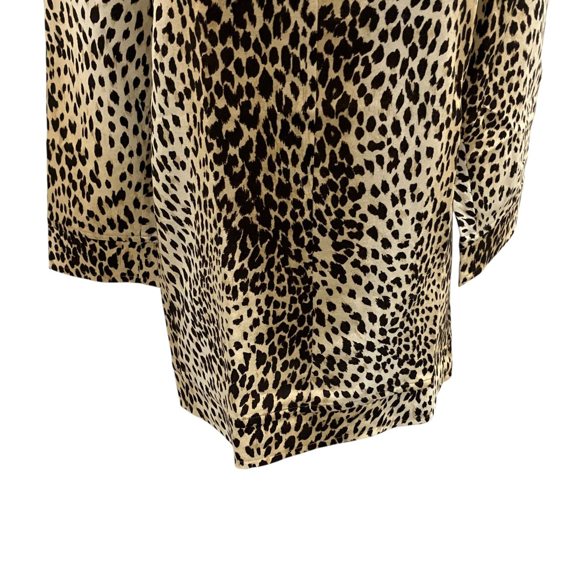 VALENTINO レオパード柄ブラウス 古着・中古-4枚目のアイテム画像