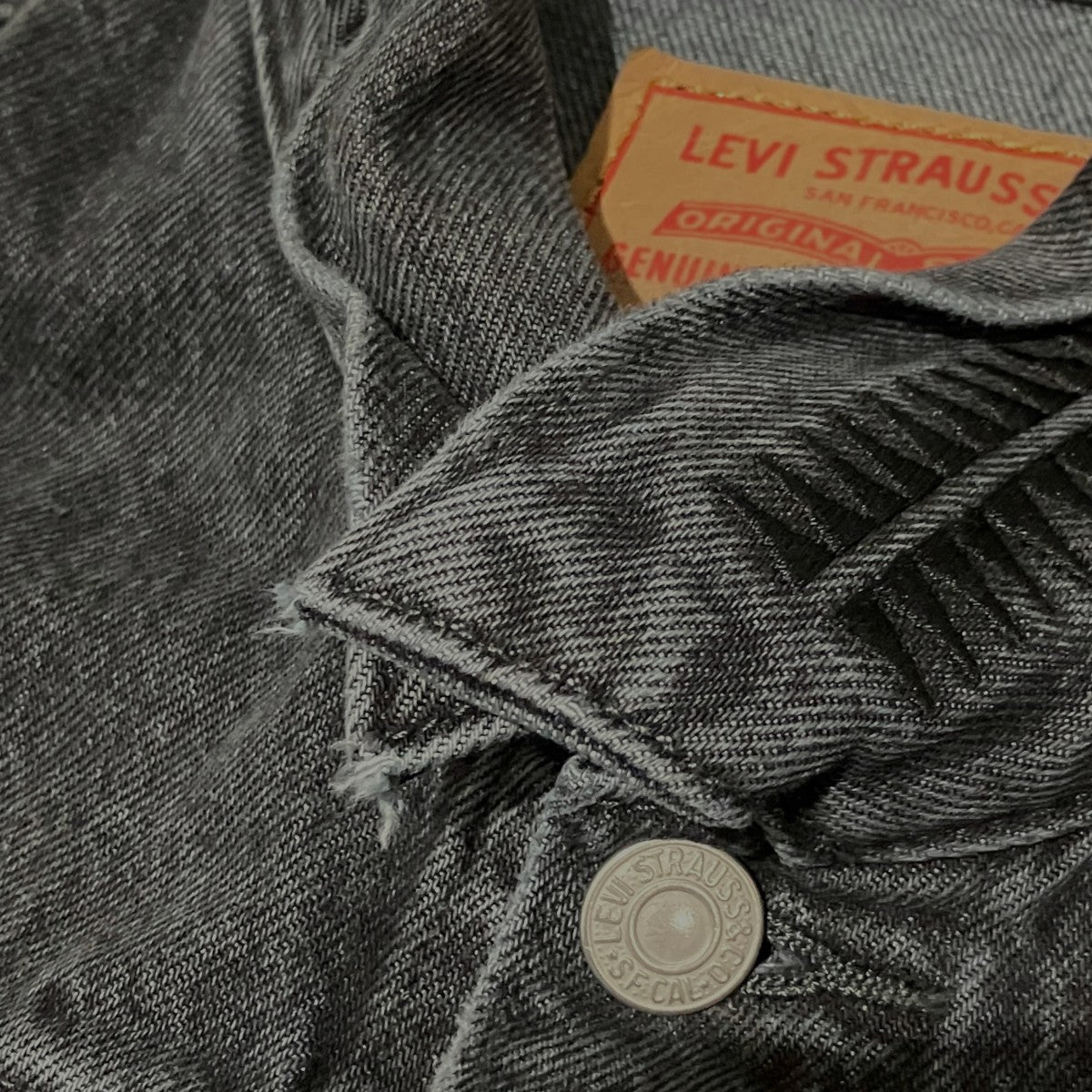 UNDERCOVER×LEVI’S 25SS【TYPE I トラッカージャケット】デニムジャケットPO9-001YX-0000 古着・中古-6枚目のアイテム画像