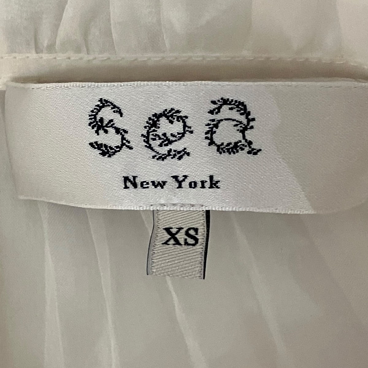 Sea NEW YORK 【CORNELIA SOLID HIGH LOW TOP】シースルーブラウスRS26-046 古着・中古-6枚目のアイテム画像